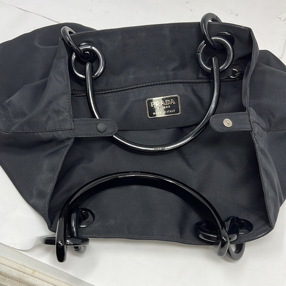 Prada Tessuto Nylon Handle Tote Hand Bag - Picture 10 of 16